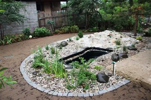 Create a finished pond