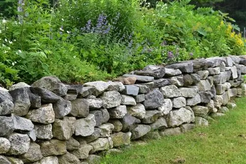 natural stone wall