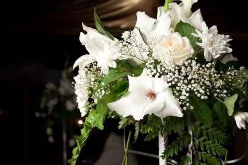 Gypsophila bridal bouquet