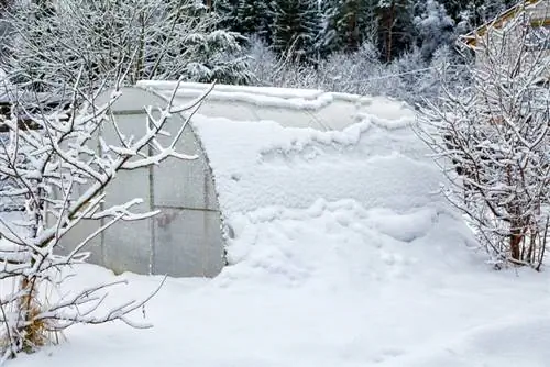 Use greenhouse in winter