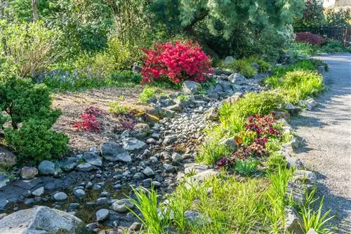 ruisseau en pierre naturelle