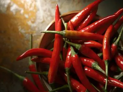 Chili harvests