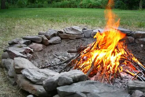 Fire pit in the garden: tips for planning and safety