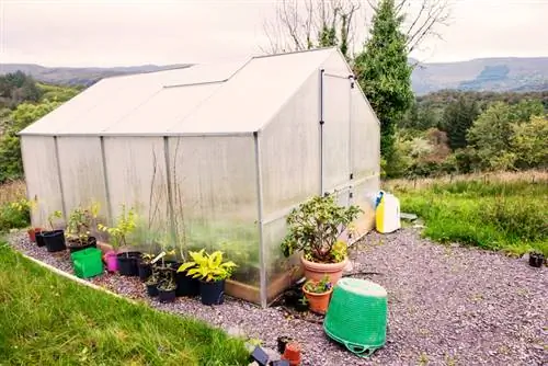 Preparació de tardor: així és com l'hivernacle és a prova d'hivern