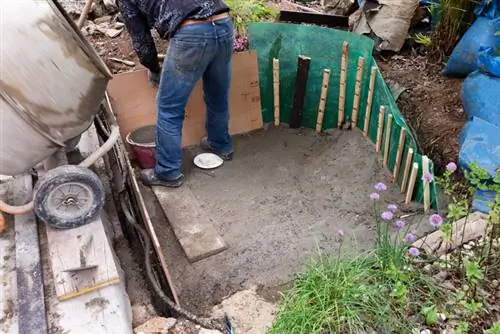 Build a garden pond