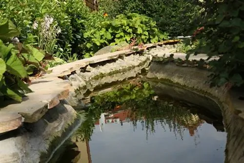 El teu estany del jardí té fuites? Així és com procediu amb el segellat