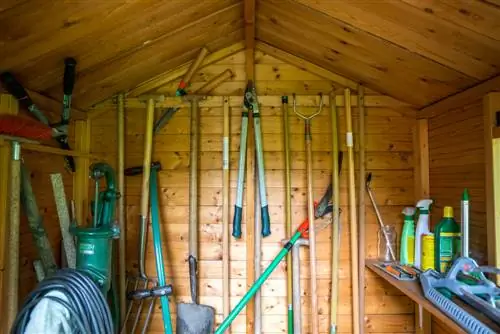 Garden tools maintenance: This keeps them ready for use for a long time