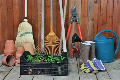 Revêtement intérieur d'abri de jardin