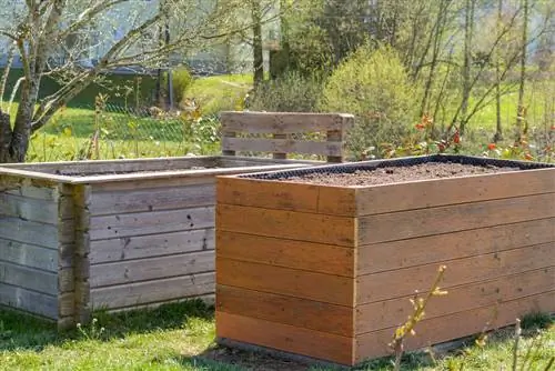 cama elevada de madera