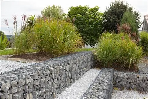 garden design with gabions