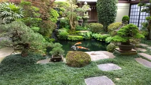 Japanese-garden creation