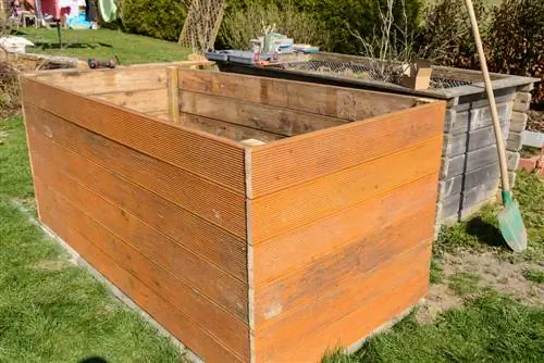 Creating raised beds in the fall