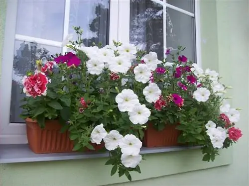 Sanduku la balcony kivuli cha sehemu