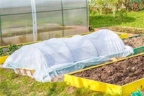 Zelfgemaakte koudframetunnel: bescherming voor planten in de tuin