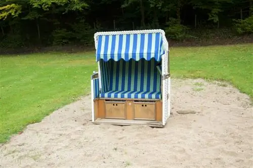 Integreer een strandstoel in uw tuin