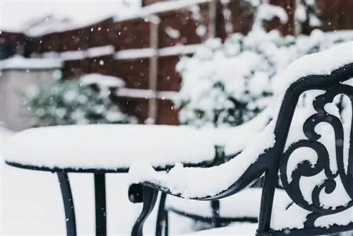 Tuinmeubelen winterklaar maken: stapsgewijze instructies