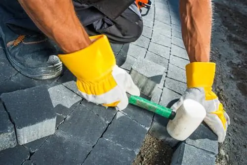 costos de pavimentació del camí del jardí