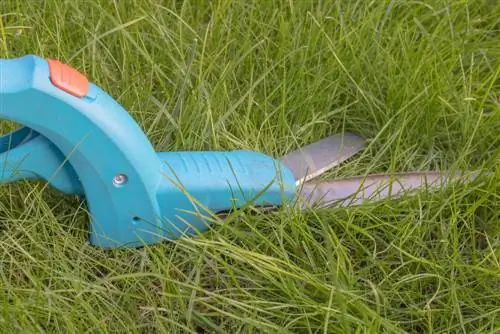 grass shears-sharpening