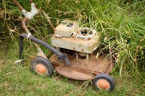 Itapon ang mga lawn mower - ganito ito libre at environment friendly