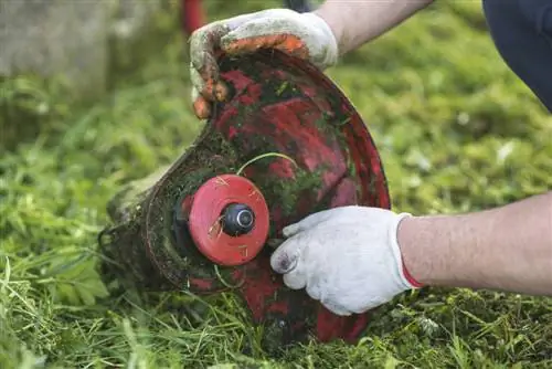 Pemangkas rumput tidak mau menyala