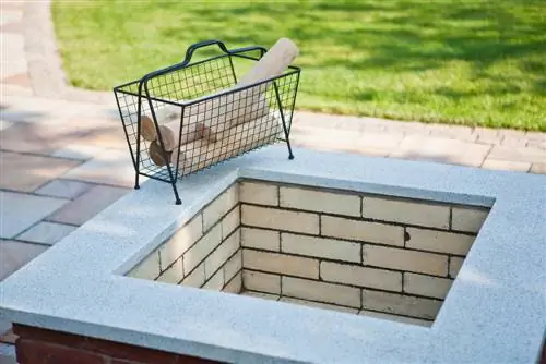 fireplace made of stone