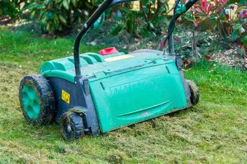 Setting up the scarifier