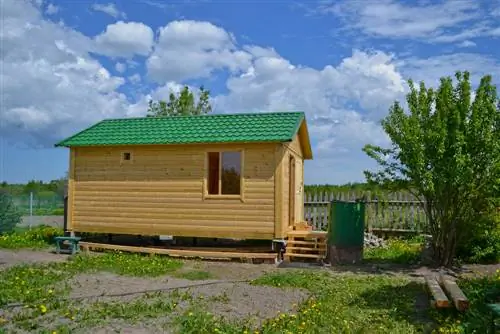 Realize o seu sonho: casa de jardim como sauna privada