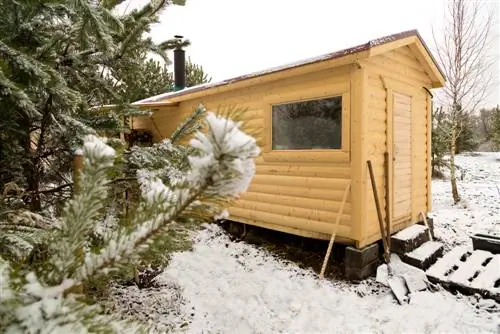 Making the garden house winter-proof: How to protect your house