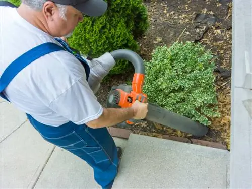 leaf vacuum cleaner for gravel beds