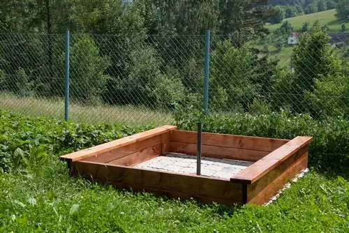 Build your own sandpit: Simple instructions for your garden