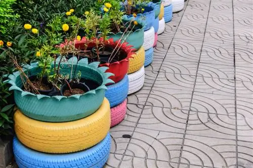 Planter des pneus : Des idées créatives pour votre jardin