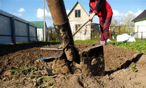 Create a gravel bed, how deep