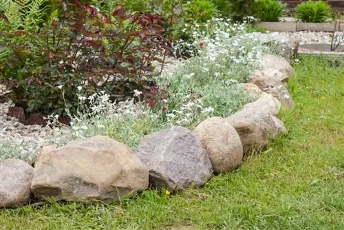 gravel bed border