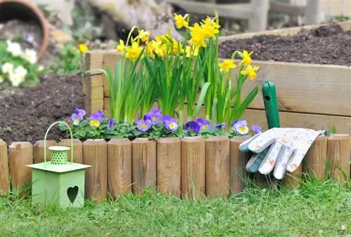 Construa seu próprio canteiro de flores