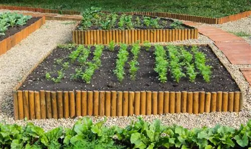 Do-it-yourself bed edging