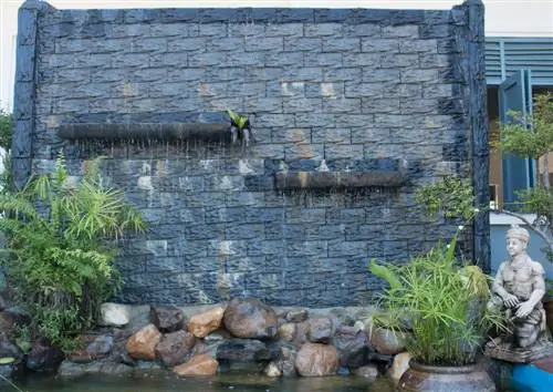 Bou self 'n waterval op die muur: Dit is hoe dit werk