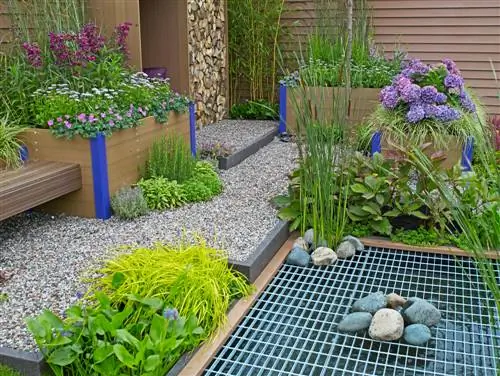 Grasses and gravel: Design a modern flower bed - here's how it works