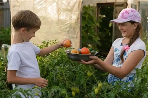 moestuin-kinderen