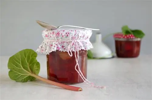 rhubarb konservi