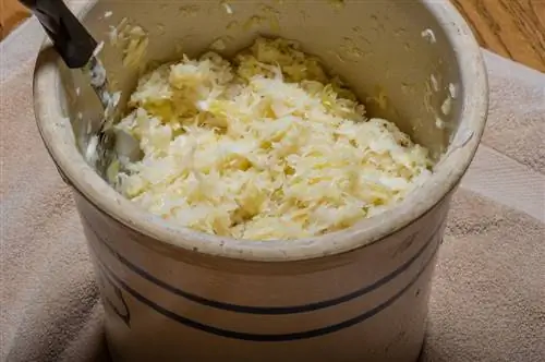 ক্যানিং sauerkraut