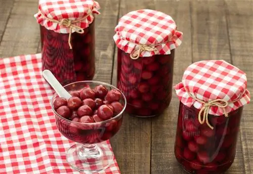 sweet cherry canning