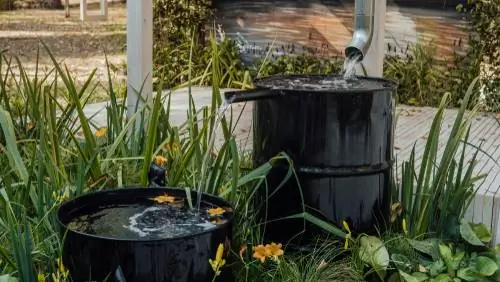 Connect rain barrel