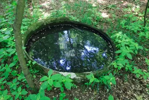 enterrer un baril de pluie