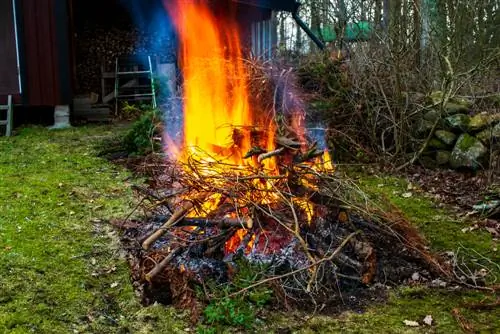 spaljivanje baštenskog otpada