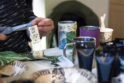 Vasos de flores com cola: ideias criativas para vasos individuais