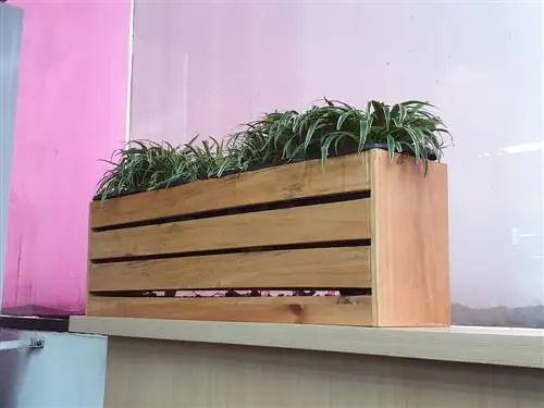 Construa sua própria divisória para vasos de plantas