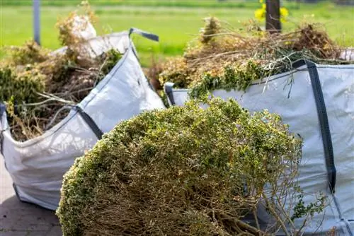 Eliminar els residus del jardí