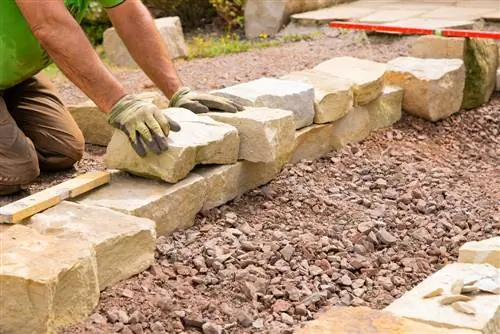 Tuinmuur zonder voegen: eenvoudig lijmen en zelf ontwerpen