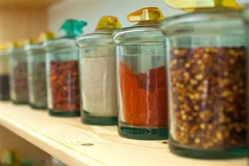 store spices