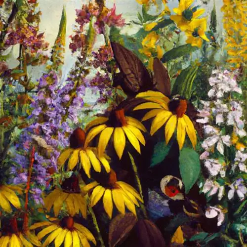 Combinez l'ortie parfumée avec la rudbeckia dans le lit